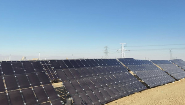 В китайской пустыне завершено строительство перовскитной солнечной станции
